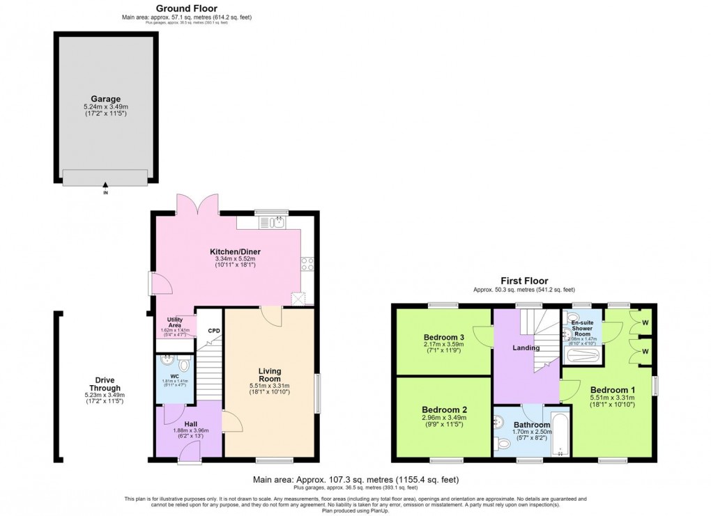 Floorplan for Augustus Way, Banbury